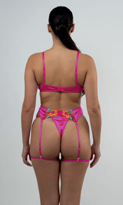 Carolina S/M - Conjunto completo fucsia