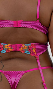 Carolina S/M - Conjunto completo fucsia