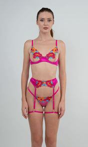 Carolina S/M - Conjunto completo fucsia