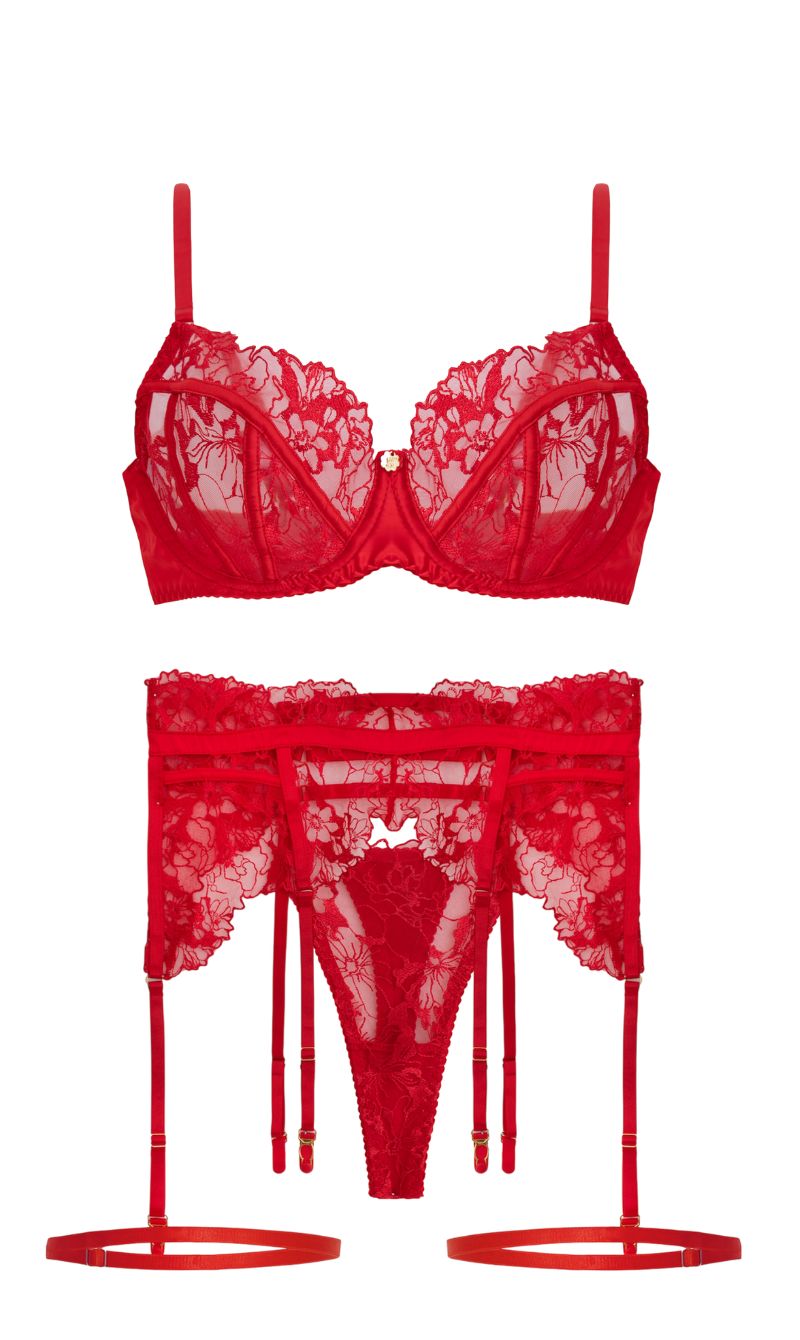 Martina- Conjunto completo Rojo