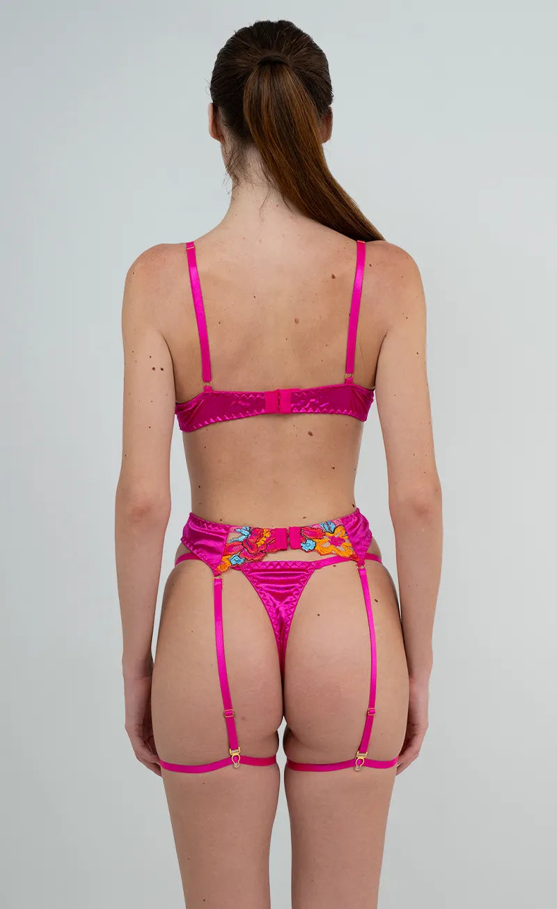 Carolina S/M - Set completo fucsia